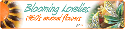 1960s enamel flowers