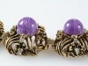 Huge chunky purple vintage bracelet by SELRO