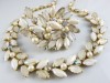 Kramer of New York signed vintage necklace and brooch bride wedding jewellery