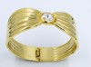 1980s vintage statement big gold rhinestone clamper bracelet cuff