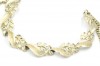 Vintage 1960s gold foliage adjustable choker