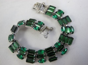 Bernard Instone Arts and Crafts sterling enamel bracelet